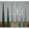 Galvanized Steel Fence Pole Anchor, Steel Ground Spike